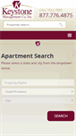 Mobile Screenshot of keystonemanagement.com